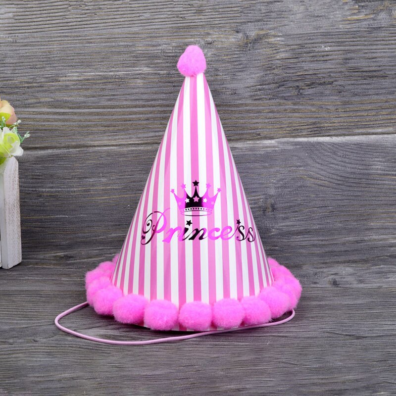 1pc Mini Party Hat Birthday Cap Boy And Girl First Birthday Flash Pointed Hat Party Decoration Blue Birthday Hat: 10