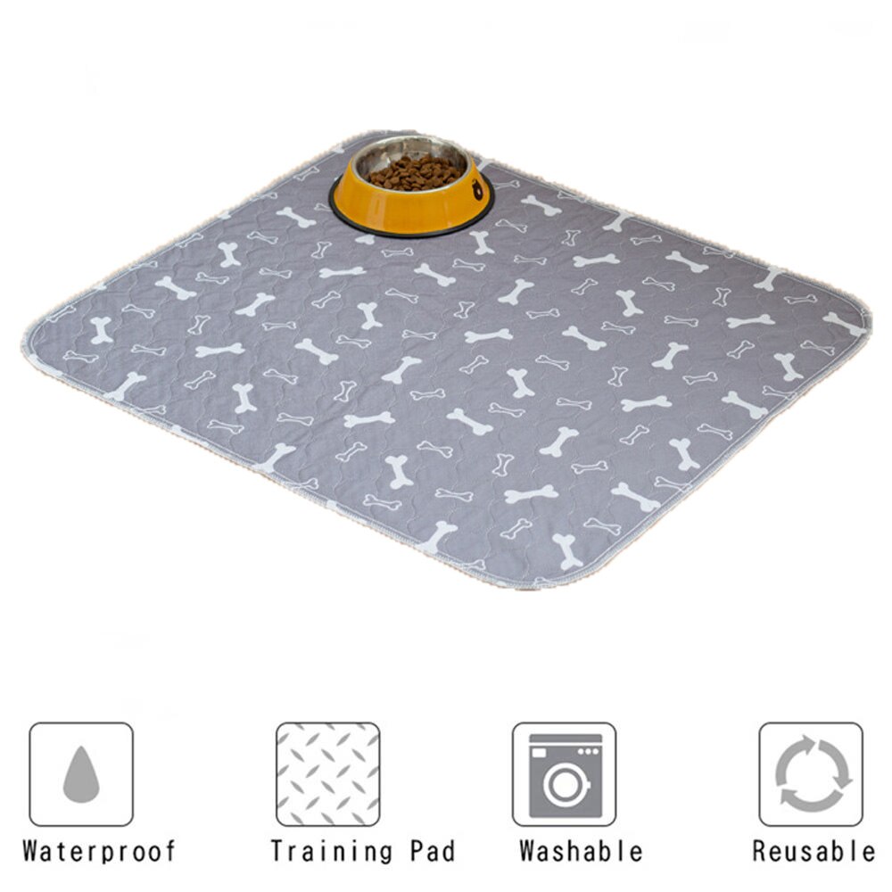 Tapis imperméable lavable pour animaux de compagnie, couche lavable pour chien, réutilisable, tampon d'urine pour animaux de compagnie, tampons absorbants rapides pour le sommeil, doux, couverture de lit
