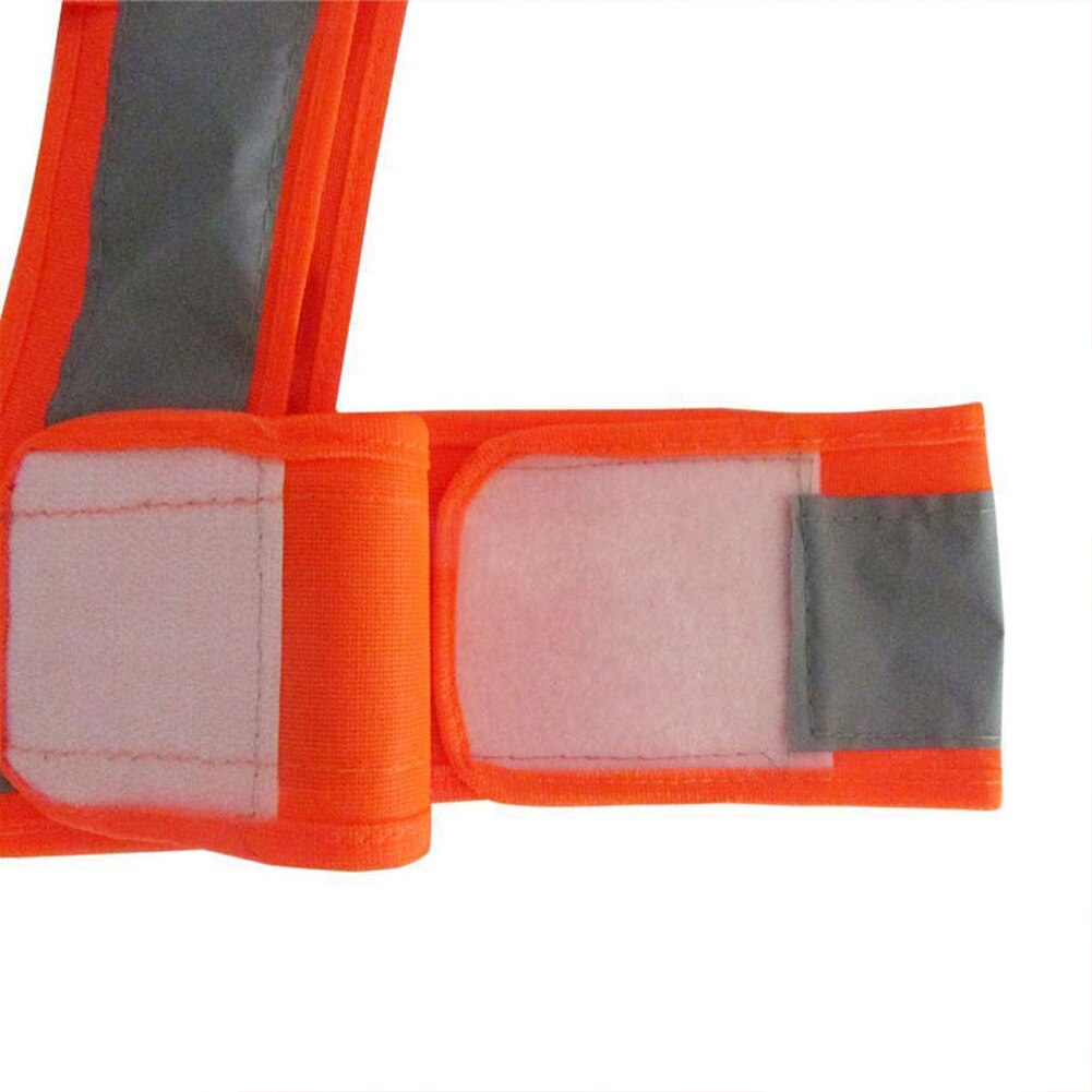 Chaleco reflectante de seguridad para hombre y mujer, chaleco reflectante de alta visibilidad para exteriores, fácil de limpiar, cómodo y portátil con forma de V