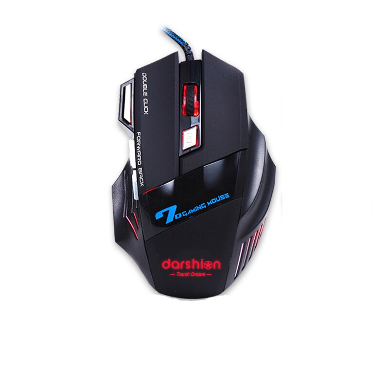 Russian keyboard mouse combo Backlit LED gaming led 3color fingerboard +Colorful gaming mouse breathing light 7 buttons 3600DPI