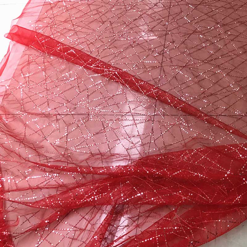 3 måler marineblå paljetter tyll stoff til kveldskjoler bryllupsfest paljetter stoff stoff til håndverk mesh dekorasjon materiale