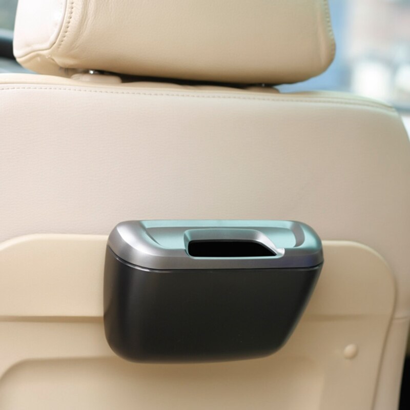 Auto Prullenbak Kleine Voertuig Vuilnisbak Opknoping Plastic Prullenbak Houder Voor Console Auto Prullenbak