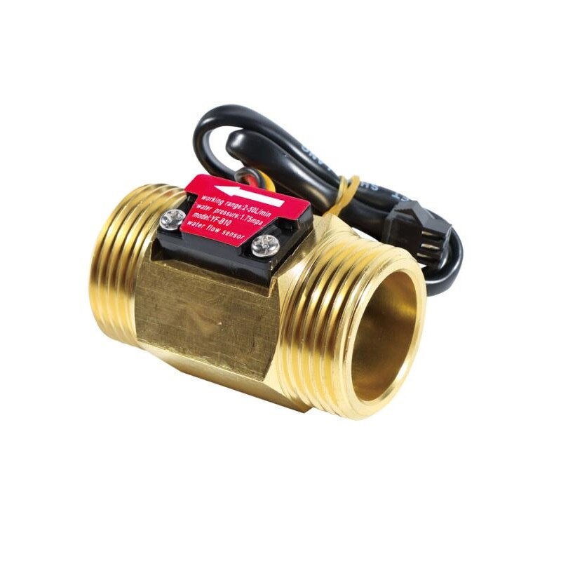 G1&quot; DN25 Copper Water Flow Sensor Turbine Flow Sensor Turbine Flow Meter 2-50L/min