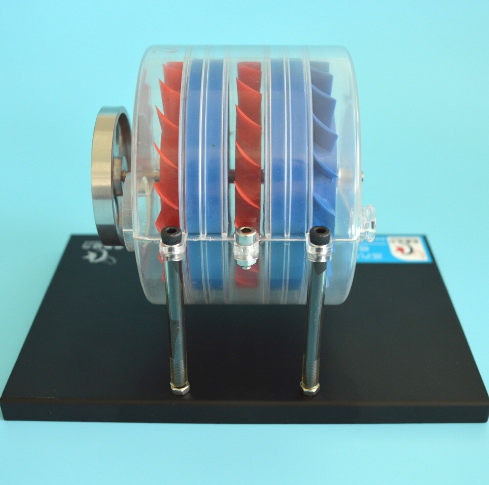 Turbina de vapor multietapa, modelo de escuela secundaria, física, configuración estándar, laboratorio, demostrador de física, equipo show-how