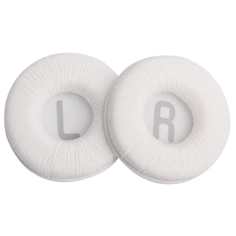 Housses de remplacement pour écouteurs en mousse de cuir, coussin, bandeau supérieur pour casque JBL JR300 T450BT T500BT Tune600, 70mm: WHITE