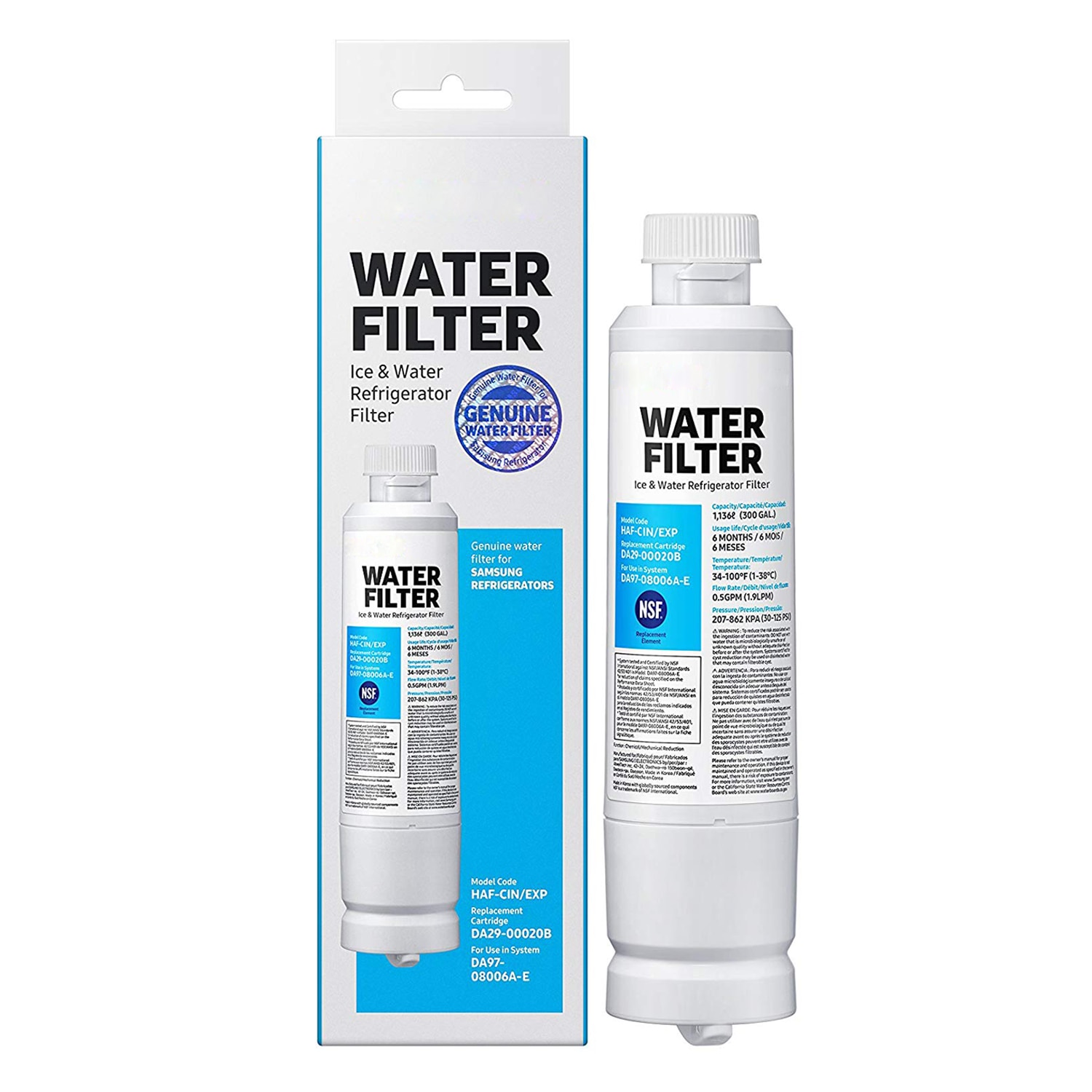 Di alta Qualità di Nuovo DA29-00020B Frigorifero Acqua Filtro di Ricambio per Samsung HAF-CIN, HAF-CIN/EXP, DA29-00020A/B ecc.