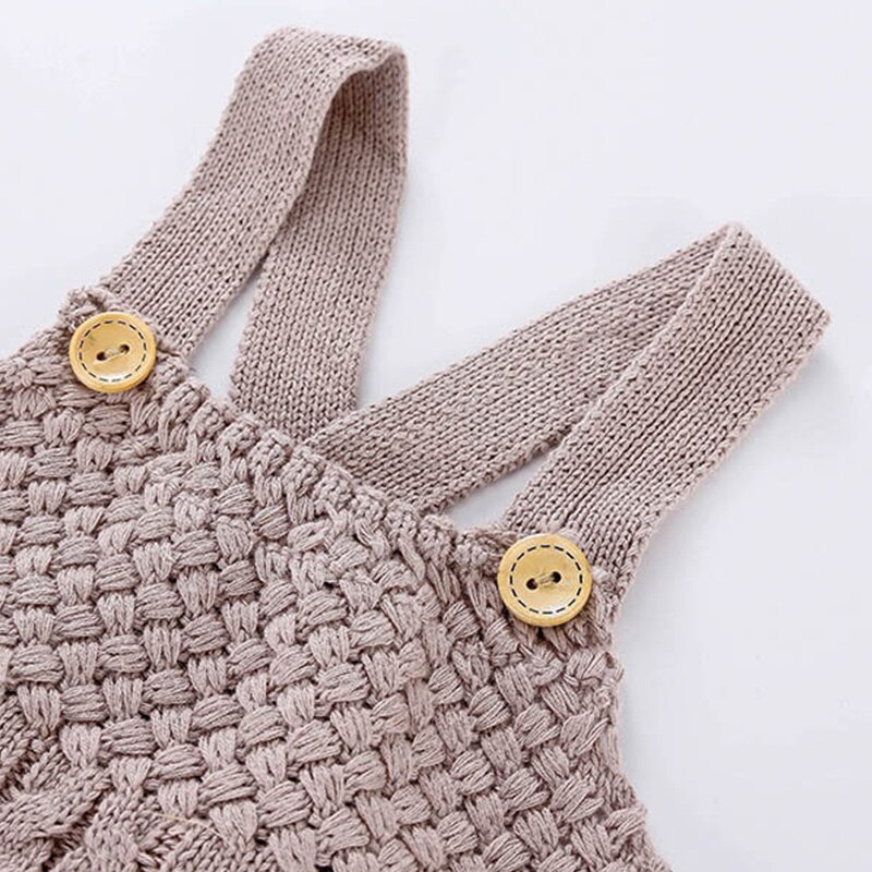 Boys Girls Warm Clothes Fall/Winter Baby Romper Knitted Woolen Jumpsuit Toddler Child Bag Fart Romper