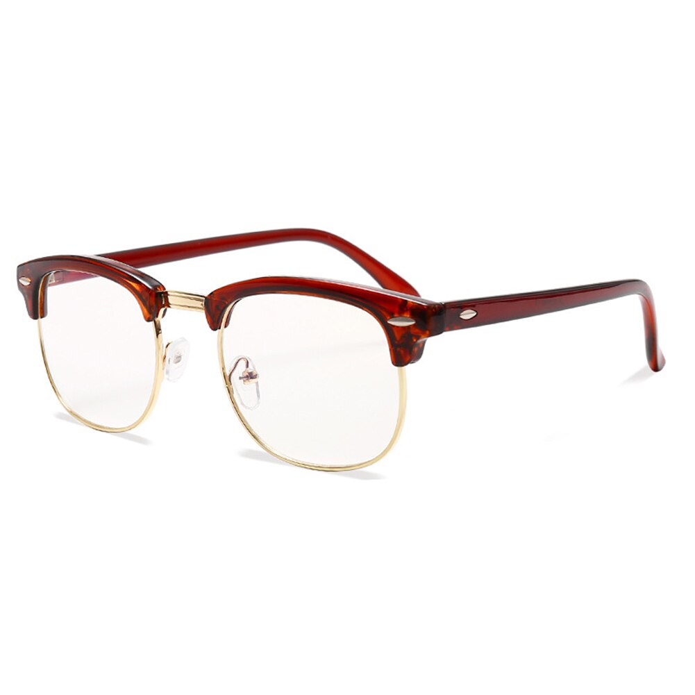 PC Metal Computer Eyeglasses Anti Fatigue Blue Light Men Women Eye Protection Glasses Eyewear