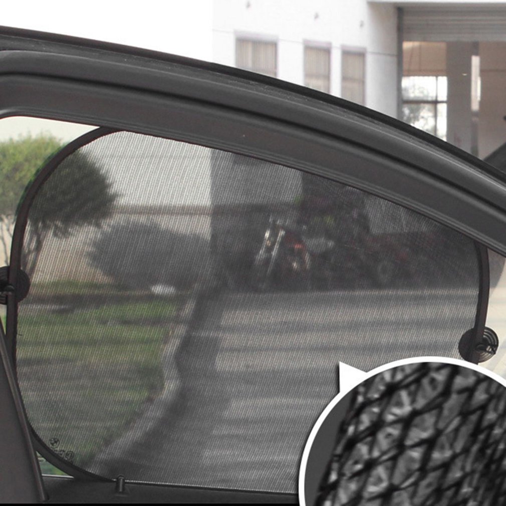 5 Pcs Car Window Zonnescherm Mesh Auto Zonneklep Gordijn Met Zuignap Voor Achter Kant Gordijn Auto Styling Covers zonnescherm