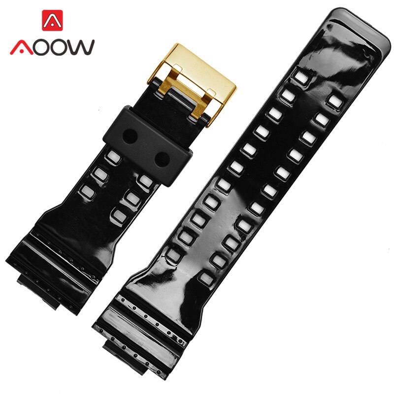 Correa de silicona para reloj Casio, G-SHOCK, GA-110, GD-100, resistente al agua, repuesto de goma para pulsera deportiva, accesorios para reloj