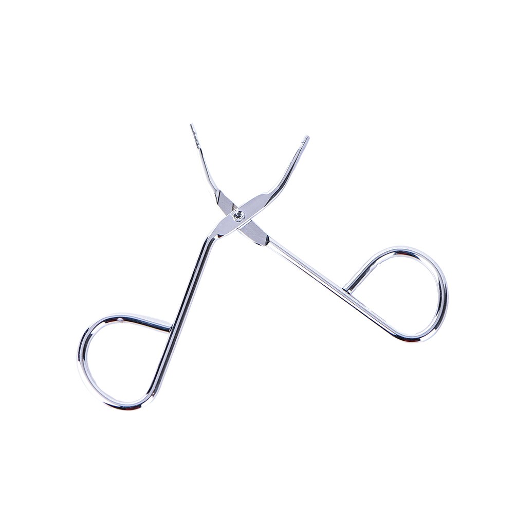 Hair Remove Scissors Flat Tip Eyebrow Tweezer Clamp Clipper