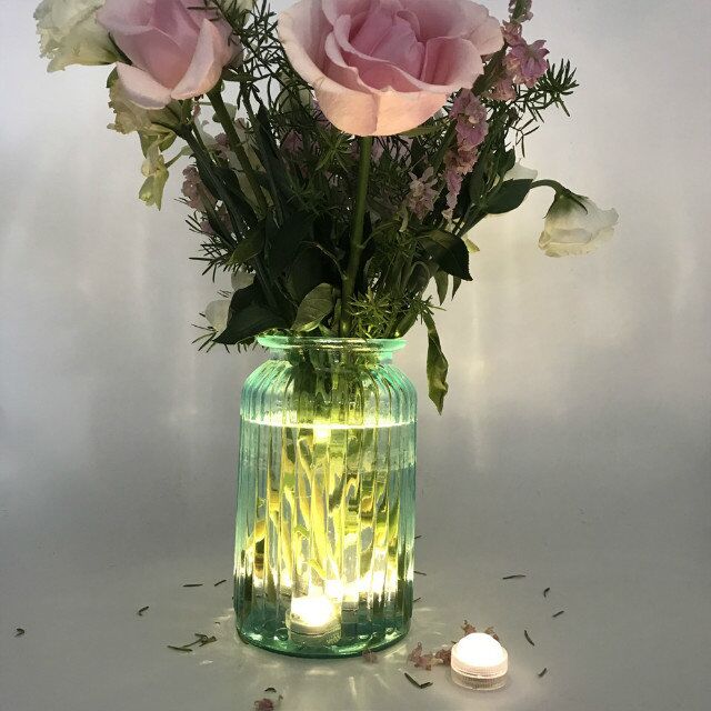 3LEDs submersible led light underwater party light for Wedding Decoration CR2032 battery operated night lamps include batteries