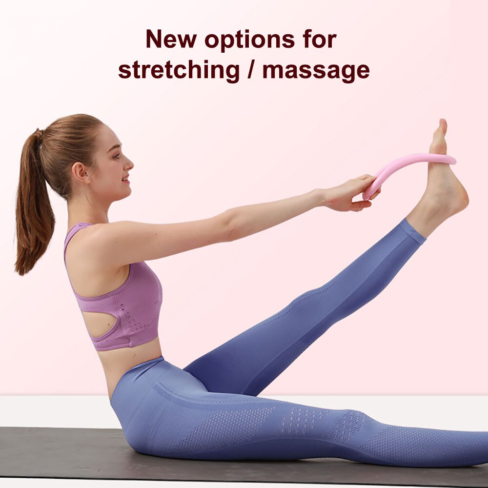 Yoga Magic Ring Pilates Yoga Circle Equipment Muscle Trainer Workout Fitness Circle Training Resistance Support Tool Calf Home