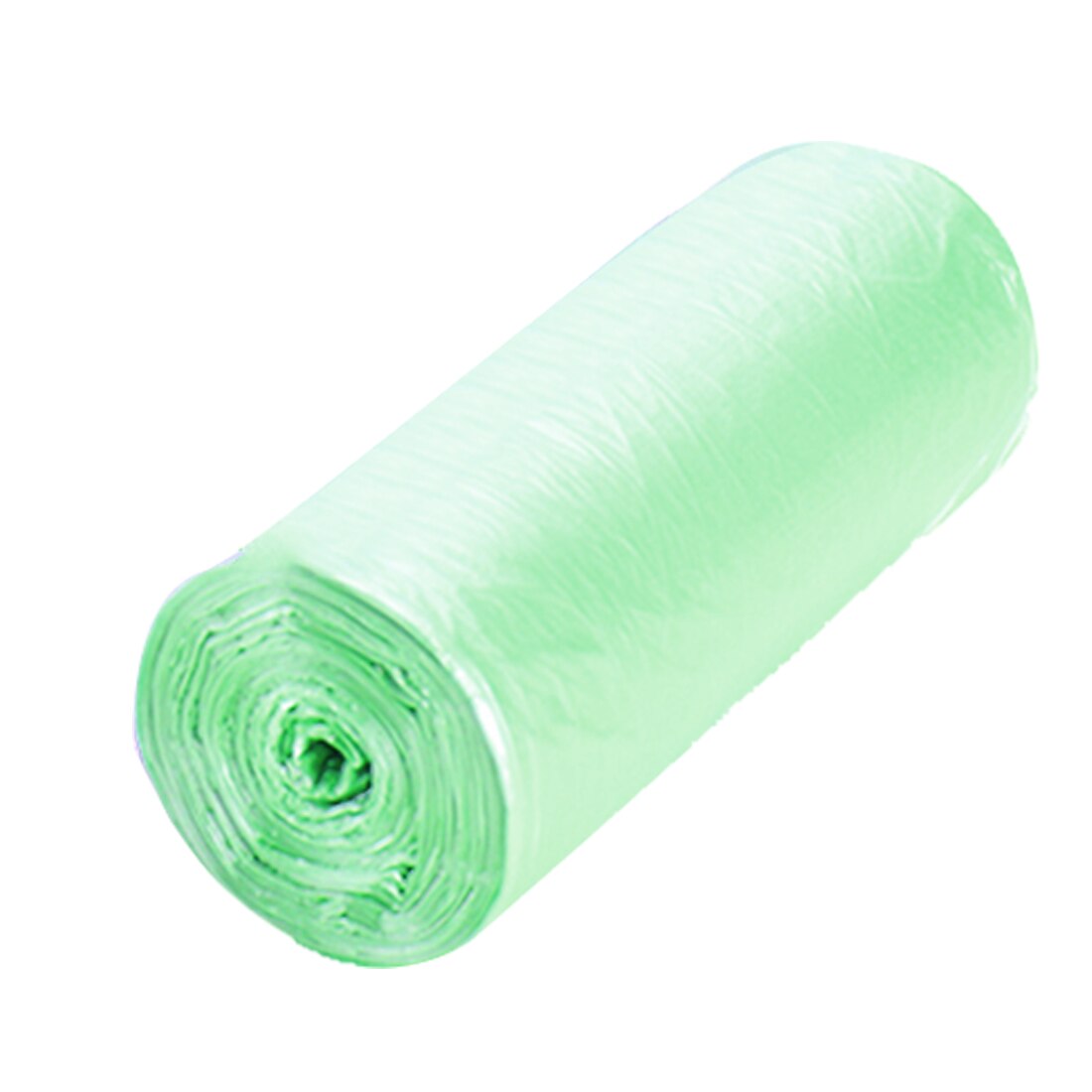 Foldable Kitchen Hanging Trash Can Folding Waste Bin Wall Mounted Trashcan Portable Trash for Bathroom Toilet Waste Storage: 1 ROLL GREEN