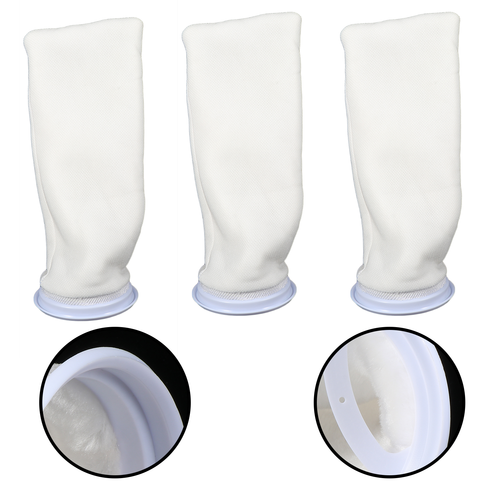 3Pcs Aquarium Sump Filter Bags Premium Fish Tank Filtering Bags