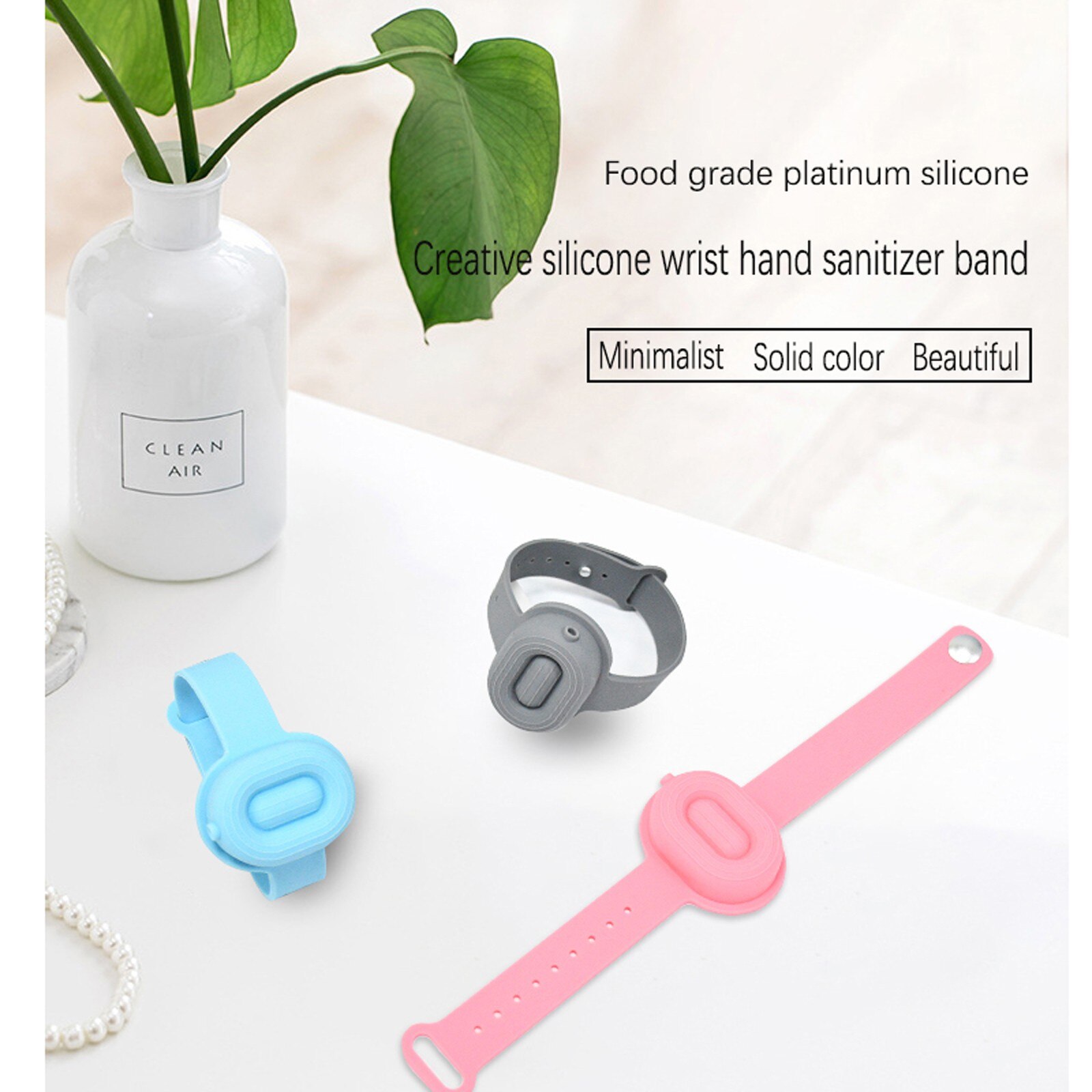 Gel de lavage des mains pour enfants adultes Bracelet liquide distributeur de main Gel de lavage des mains avec Bracelet Portable désinfectant entier L928