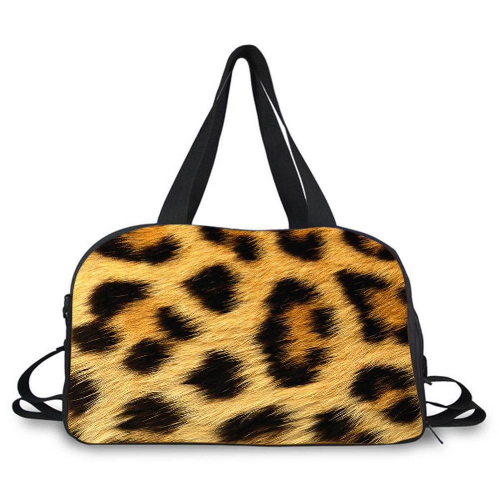 Bolso de lona con estampado de cebra y tigre para mujer, bolsa de lona con estampado de leopardo, de Rayas, para viajes, para baile de fin de semana: 03