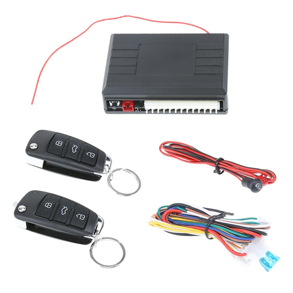 Universal- Auto Alarm Systeme Auto Fernbedienung Zentrale Bausatz Türschloss Fahrzeug Keyless Eintrag System Zentral Verriegelung mit Fernbedienung