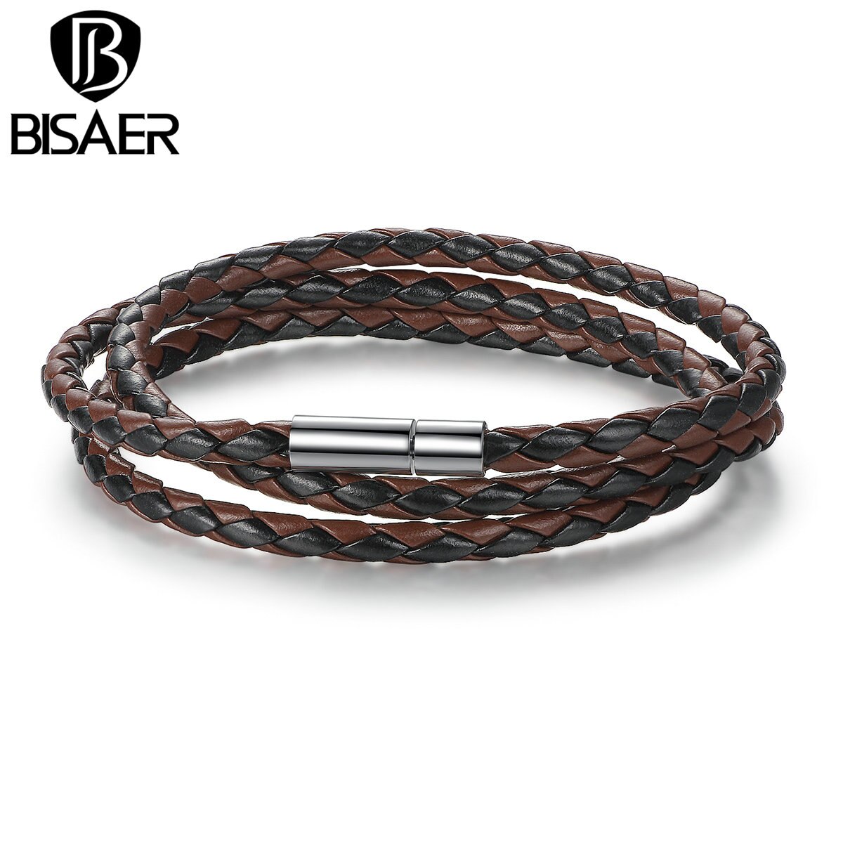 6 couleurs Bracelet en cuir hommes chaîne Bracelets pour hommes Femme Bracelet Bracelet corde Bracelet hommes bijoux unisexe GP0063