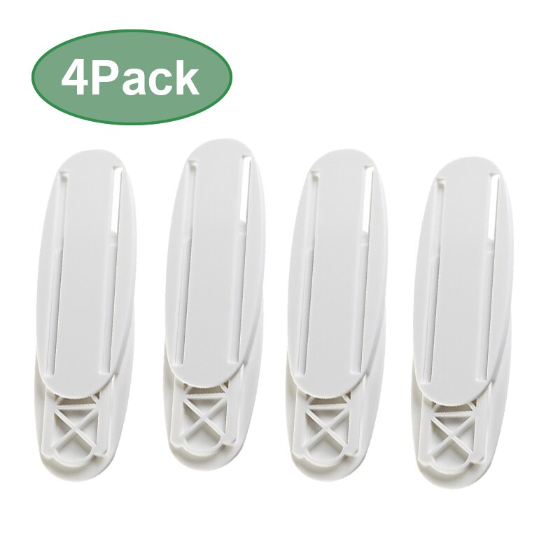 stekkerdoos ophangen 4Pcs Zelfklevende Power Strip Houder Desktop Socket Opknoping Houder Fixator Muur Gemonteerde Afstandsbediening Houder Punch Gratis plug Stickers: 4pcs