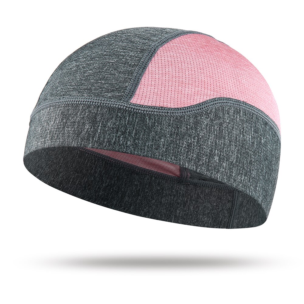 Bonnets de sport respirants d&#39;été, doublure de casque, Bonnet d&#39;extérieur, maille fine, extensible, chapeau de soleil à séchage rapide pour casquette hommes et femmes: Pink