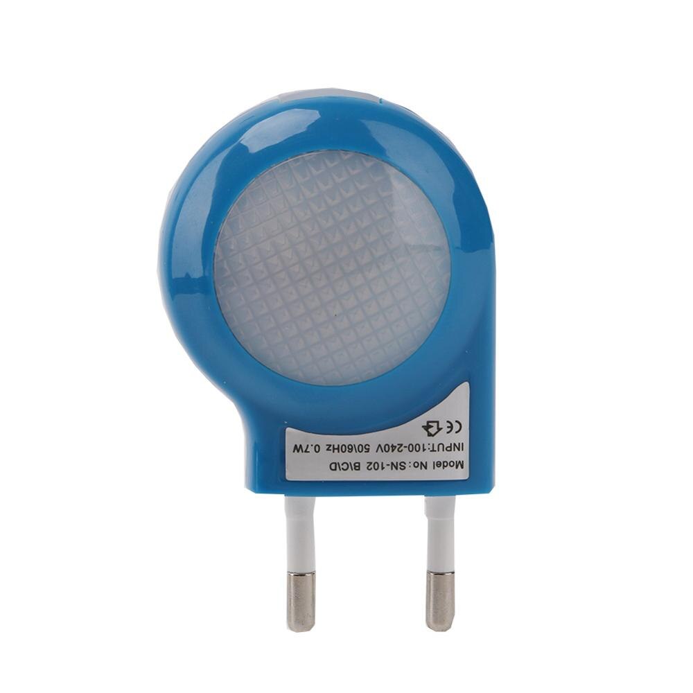 LED escargot veilleuse AC 100-240V lampe intégré Auto capteur de lumière contrôle ABS applique murale pour la maison bébé enfants chambre EU/US Plug: Blue / US