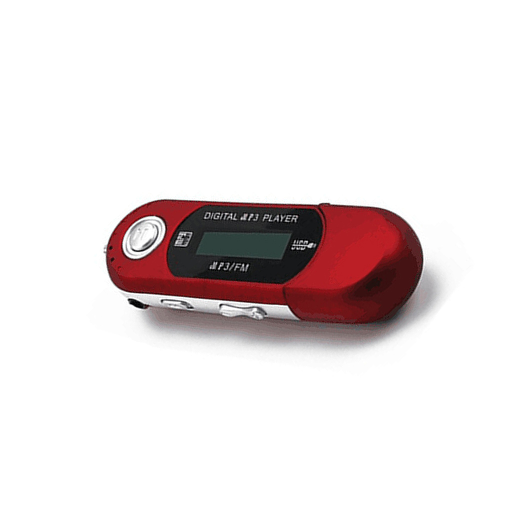 Mini MP3 Player Lossless Sound Flash Drive Multilanguage LCD Music Player with 3.5mm Audio Jack One Finger Control