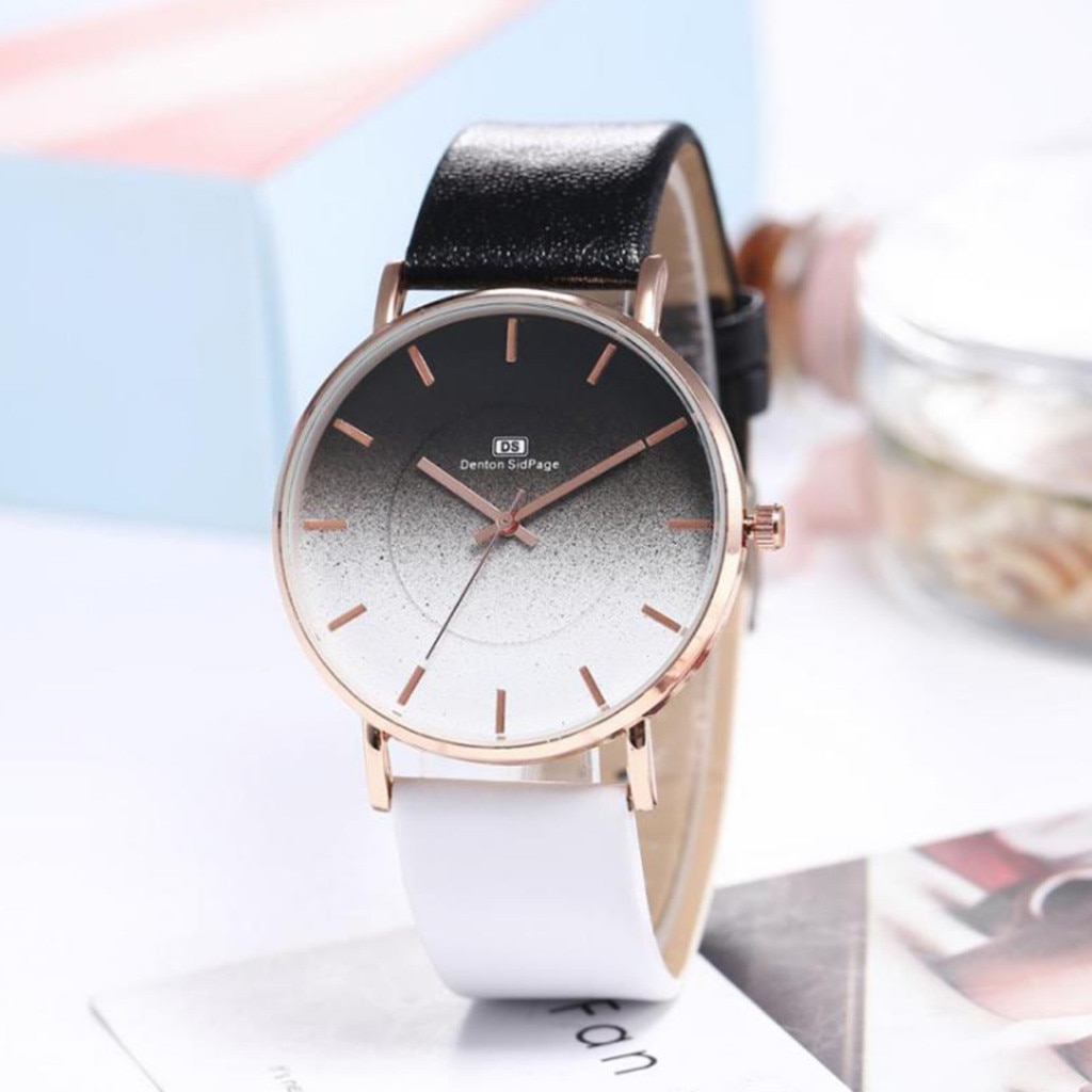 Quartz Armband Horloge Jurk Vrouwen Gradiënt Kleur Horloge Nieuw Luxe Mode Klok Casual Horloge Mannen zegarek damski 533