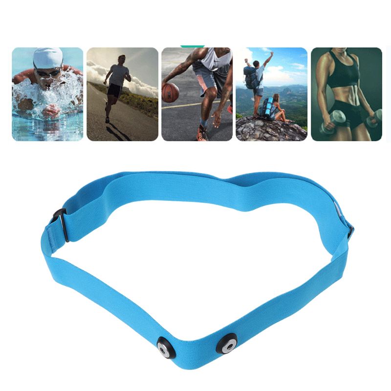 Adjustable Heart Rate Monitor Waterproof Bluetooth Control Soft Chest Strap Part