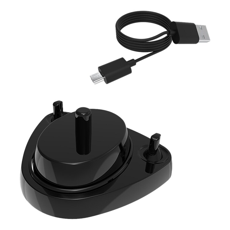 Voor Braun Oral B Tandenborstel Vervanging Lader Voeding Inductieve Opladen Houder Model 3757 Usb Kabel: Black