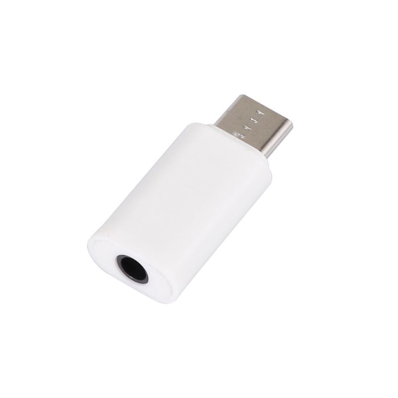 Usb c type c audio han  to 3.5mm hun adapter aux jack mini bærbar stereo øretelefon headset konverter adapter: 5