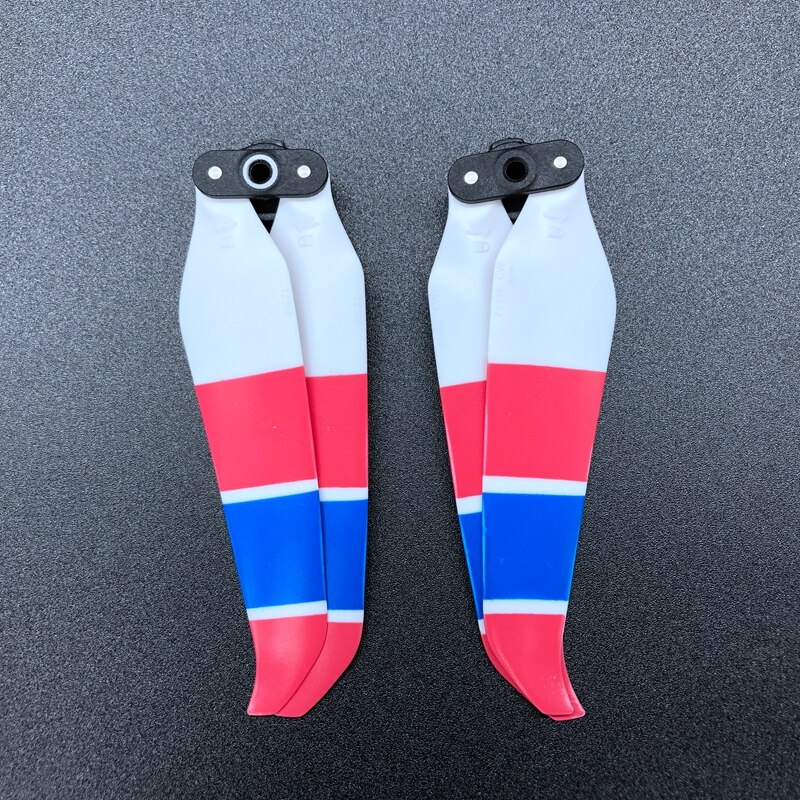 7238F Colorful CW CCW Replacement Propellers Low Noise Props Quick Release Blades Wing for DJI Mavic Air 2 Drone Accessories Kit: 2pcs red blue