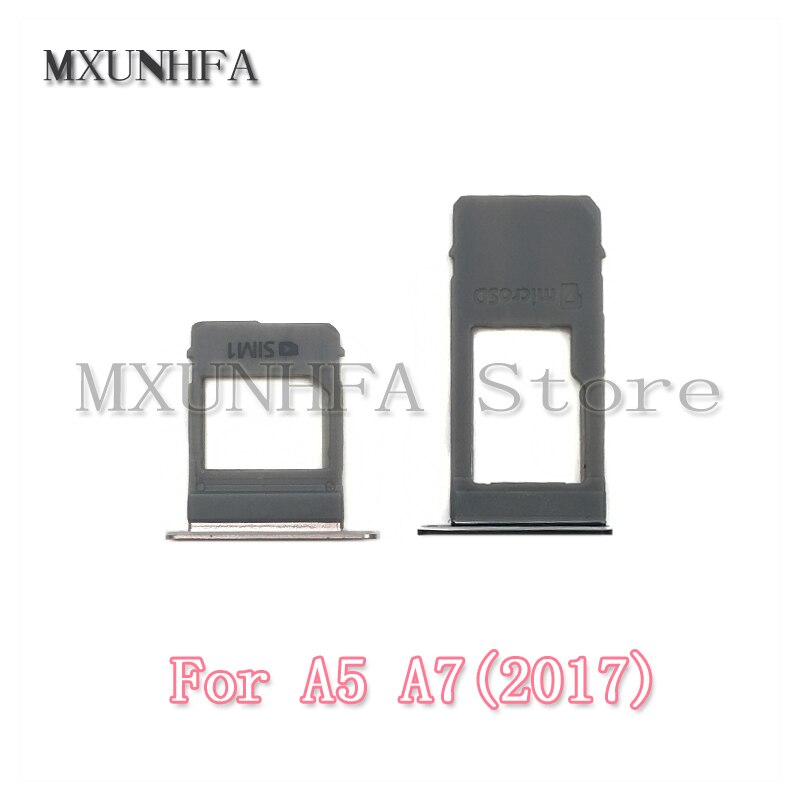 Dual &amp; Enkele Sim-kaart Lade voor Samsung Galaxy A5 A7 A520 A720 SD Sim Card Adapter Slot Houder vervanging Deel