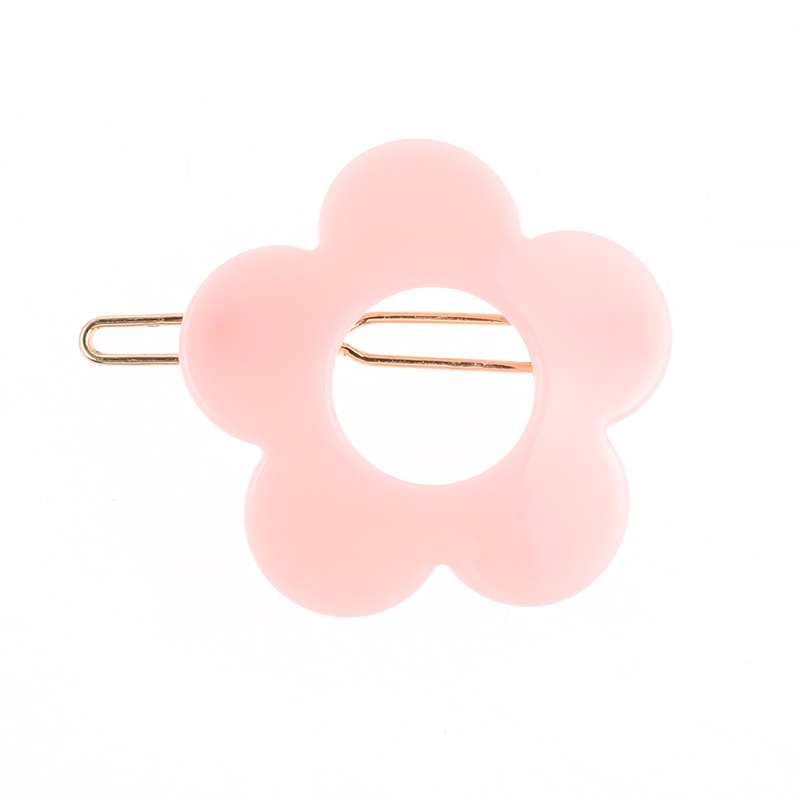 13 färg fancy akryl godis ihålig blomfärg hår groda clips grepp tillbehör för barn flickor