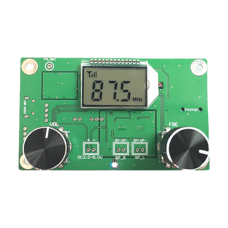 Dsp pll digital stereo fm-radiomottakermodul 87-108 mhz med seriell kontrollfrekvensområde 50hz-18 khz