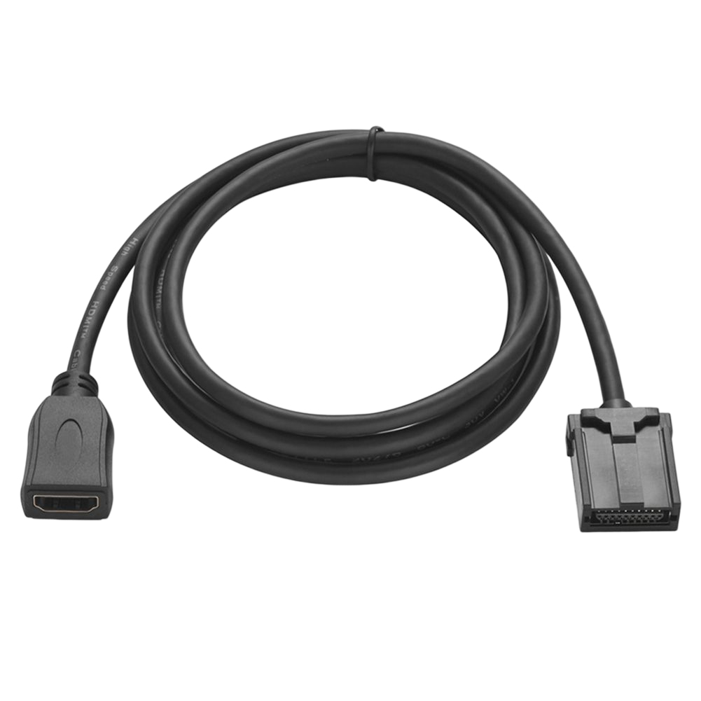 1.5M HDMI-compatible E Type To AM HDMI-compatible Cable HD Video Cable Type E Micro Adapter Cable for Car TV Digital Monitor: WHITE