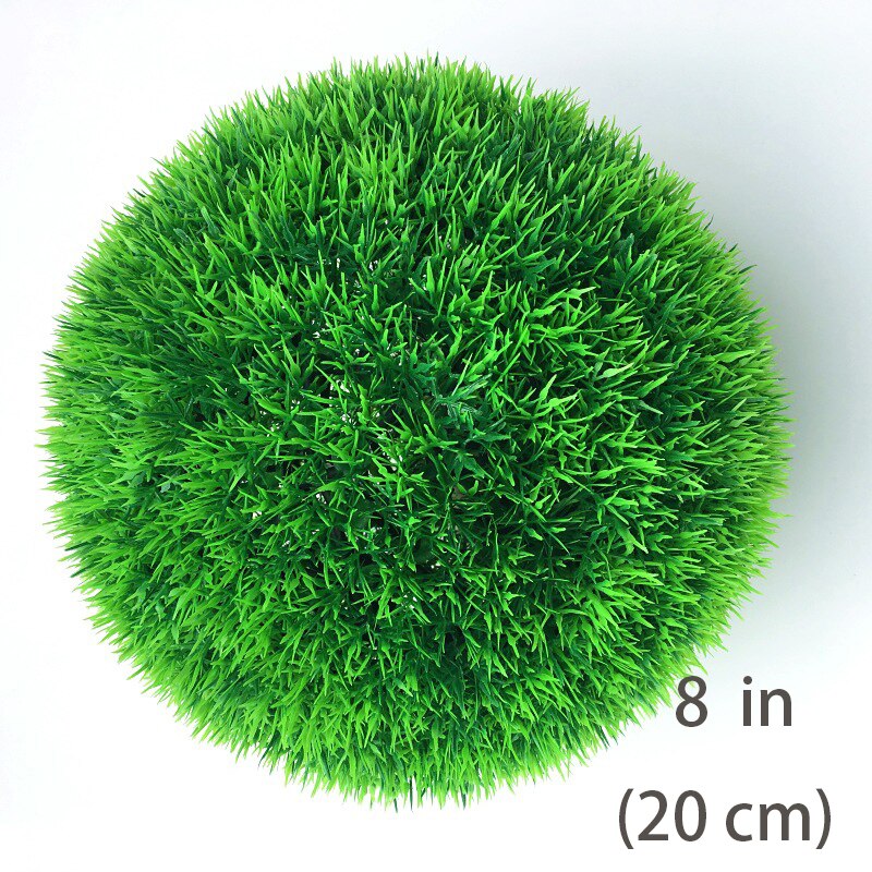 Artificial Plant Potato Sfera Faux Bosso Decorat Decorativa di Simulazione di Erba Per La Decorazione O di UN Giocattolo: 8 in 01