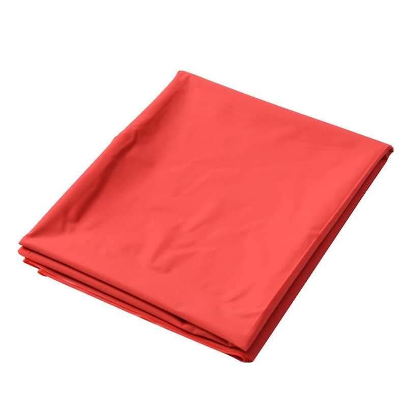 3 størrelse højglans pvc ark vandtæt sengetøj vandtæt ark let at rengøre i fuld størrelse sort rød lyserød: Rød / Tyk (220 x 130cm)