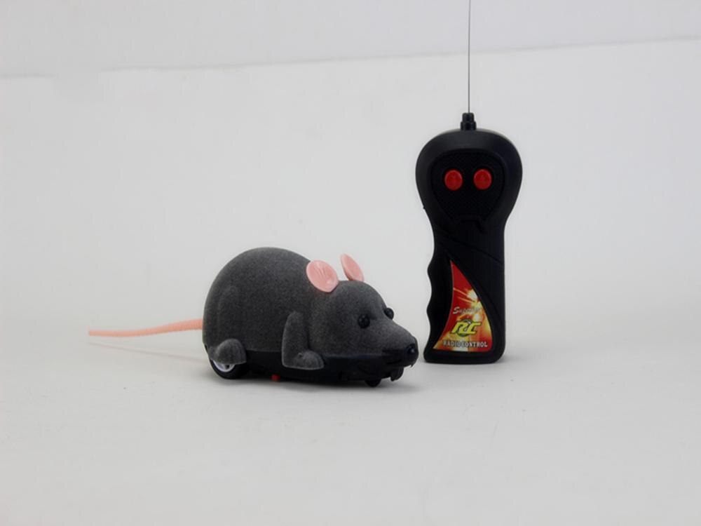 Mouse Toys Wireless RC Mice Cat Toys Remote Control False Mouse Novelty RC Cat Funny Playing Mouse Toys For Cats: gary 1 / 16 x 7 x 8cm