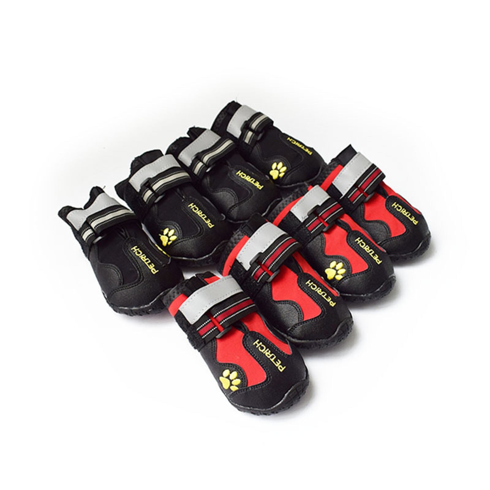 Pet Dog Shoes For Sports Outdoor Wearable For Pets PVC Soles Waterproof Reflective Dog Boots for Small Medium Large Dog accessor