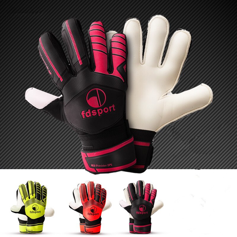 Professionelle Kinder Fußball Handschuhe Torwart Weiche latex Slip Männer Fußball Ziel Keeper Handschuhe 5 Finger Sparen Schutz Atmungsaktiv