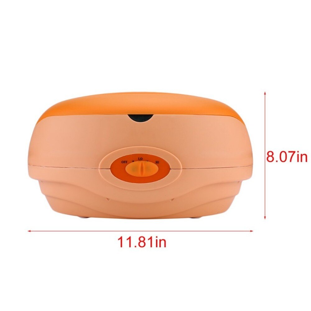 1 L Paraffine Kachel Therapie Bad Wax Pot Warmer Schoonheidssalon Spa Wax Heater Apparatuur Keritherapy System Oranje 220-240V