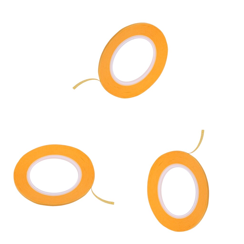 4PCS 20yd 2mm Masking Tape, Extra Sticky Trim Decorative Tape for Modelers, Painters Craft Supplies