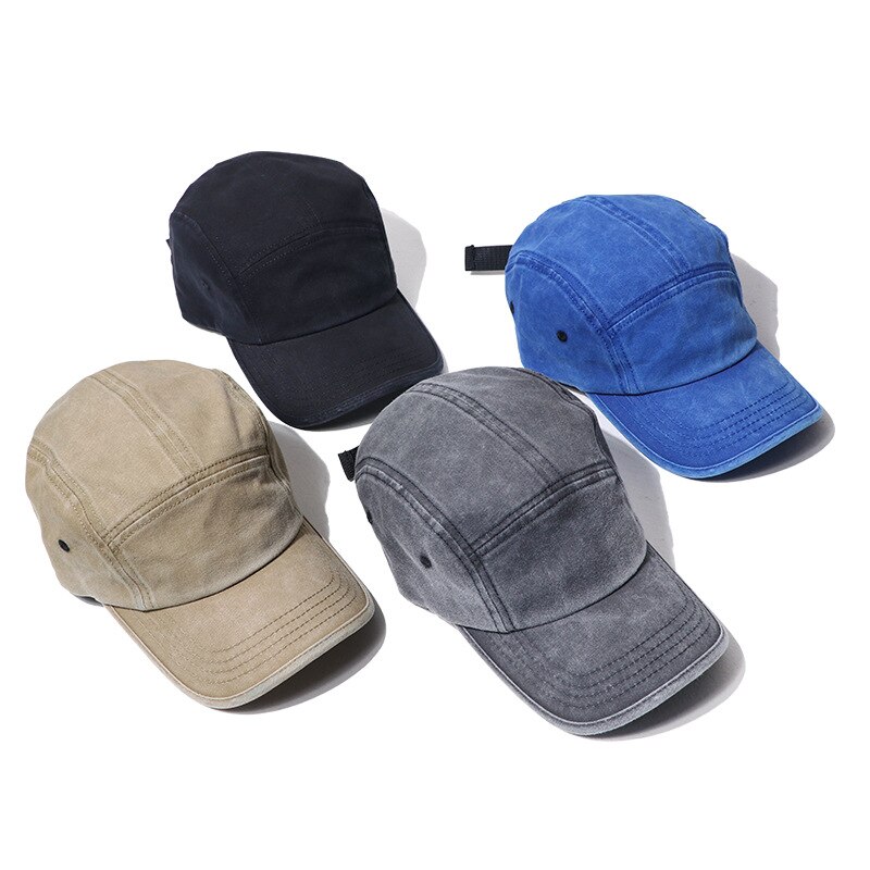 Fünf Panel Casquette Dad Denim Baseball Cap Snapback Caps Knochen Masculino Casual Cowboy Hip Hop Hüte Für Männer Frauen