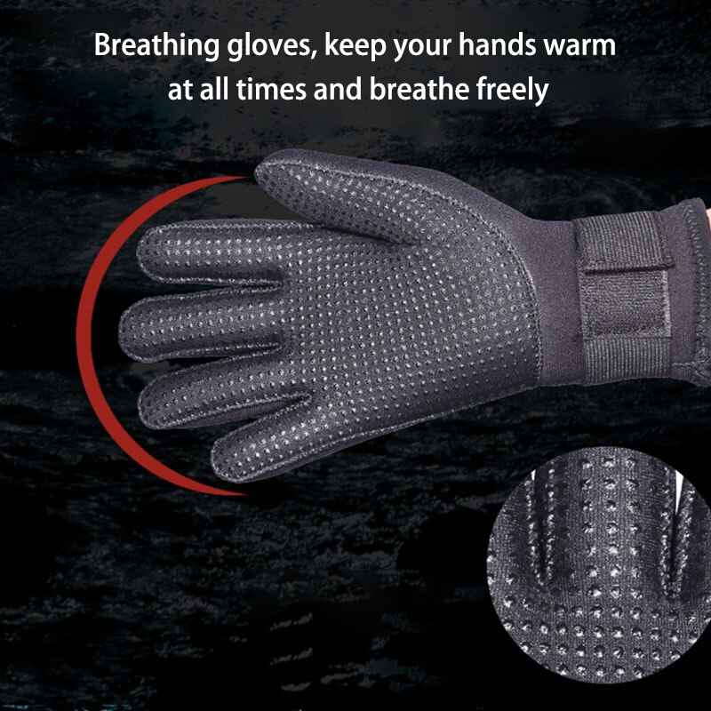Duik Handschoenen Zwemmen Handschoenen Snorkelen Apparatuur 5 Mm Neopreen Scuba Anti Scratch Keep Warm Wetsuit Zwemmen Onderwatervissers S-XL