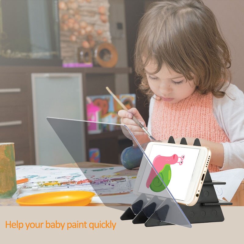 1pcs Drawing Projector Optical Wizard Tracing Drawing Board Reflection Tracing Board Drawing Tablet Tracing Line Table