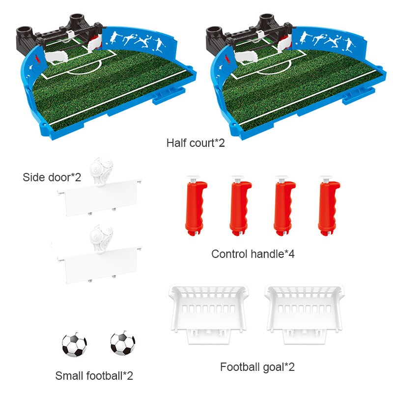 Newly Mini Tabletop Soccer Game Desktop Mini Football Tabletop Arcade Game Fun Kids Adults Table Soccer