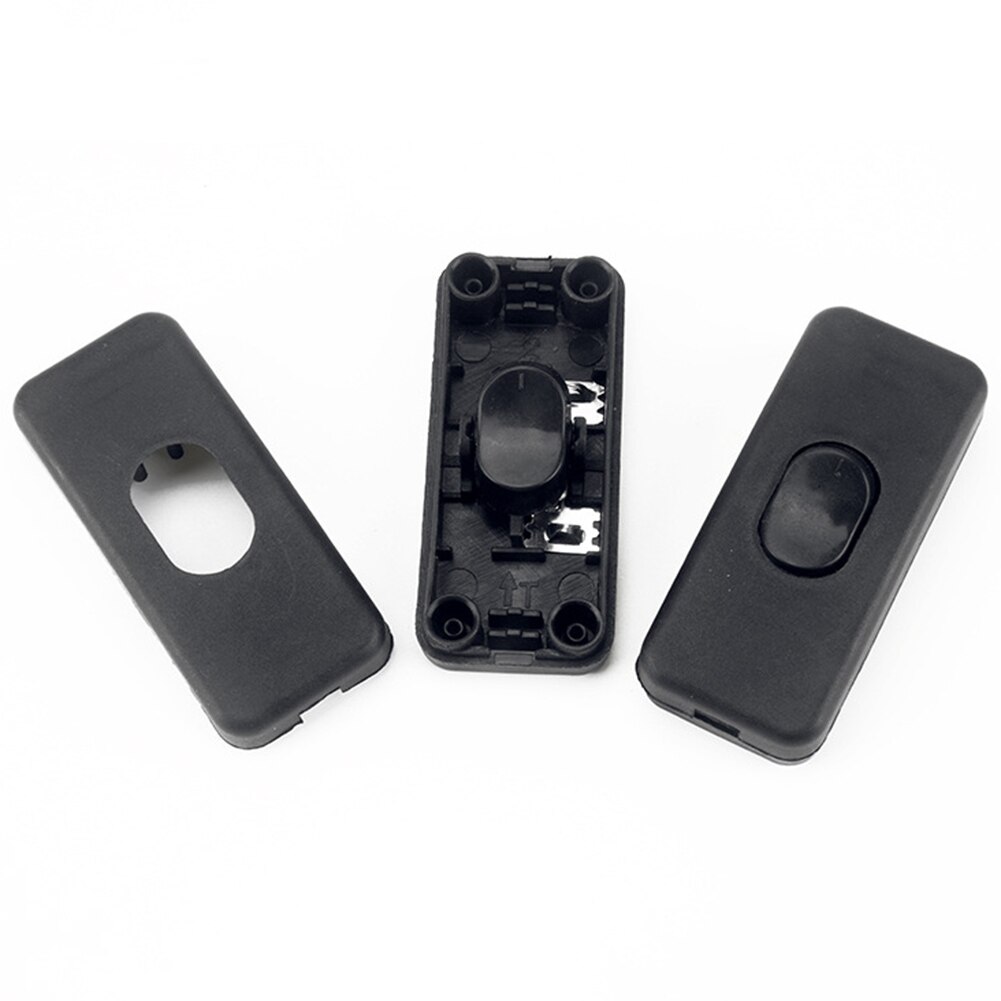 Light Switch 110 -250V Inline ON/OFF Table Desk Lamp Cord Cable Toggle Rocker Switches Control For LED Lighting