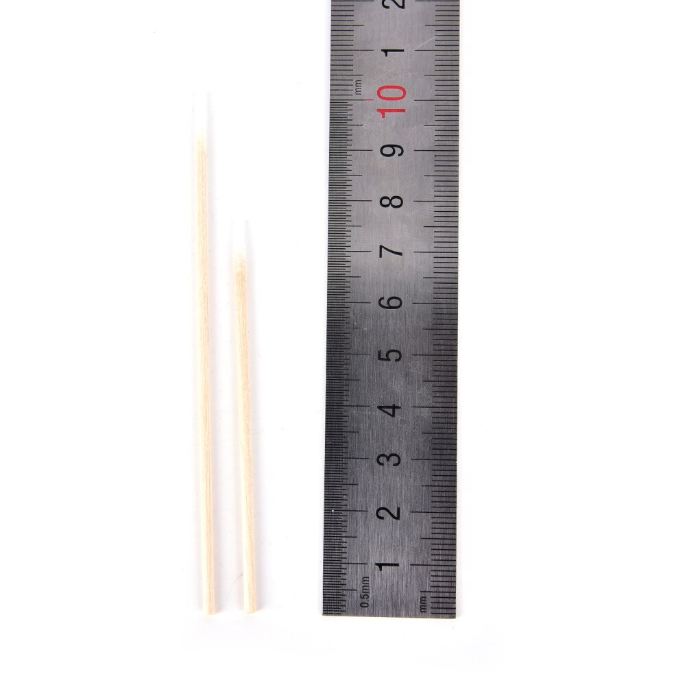 Wattenstaafje Gezondheid Make-Up Cosmetica Oor Schoon Wattenstaafje Stick Knoppen Tip Voor Medische 7.5Cm/10Cm Hout katoen Hoofd Wattenstaafje 100Pcs