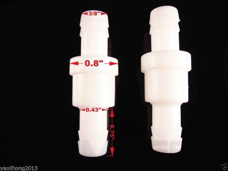 10mm Plast Envägs Inline Backventil Gas Luft Vätsk... – Grandado